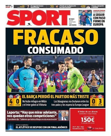 Fotos Las Portadas De La Prensa Deportiva De Hoy