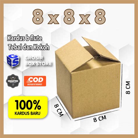 Jual Kardus Packing Baru 8x8x8 Cm Box Packaging Box Olshop Kardus