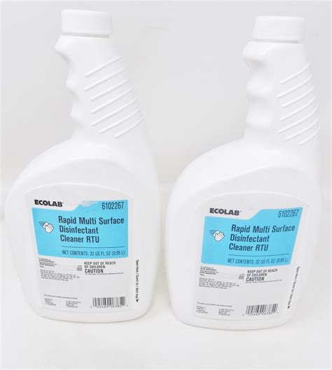 ECOLAB Rapid Multi Surface Disinfectant Cleaner RTU 32oz 6102267