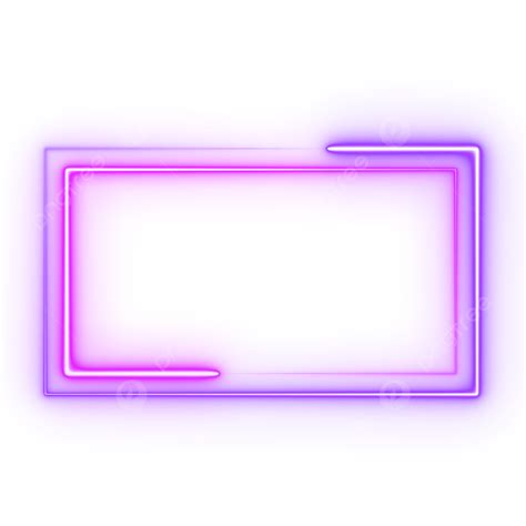 Neon Lights Effect Png Picture Rectangle Neon Light Effects Png