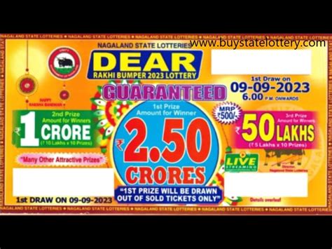 Rakhi Bumper Result Nagaland State Dear Rakhi Bumper Lottery 2023