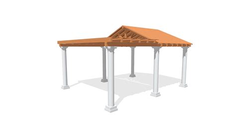 Custom Pavilions 20 Ft L X 25 Ft W 3d Model By Fr Conceptual