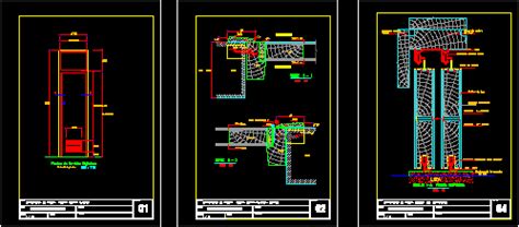 Puerta Contraplacada Corrediza Y De Abrir En Autocad Librer A Cad