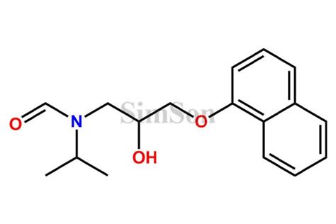 Propranolol N Formyl Impurity CAS No 77252 87 0 Simson Pharma Limited