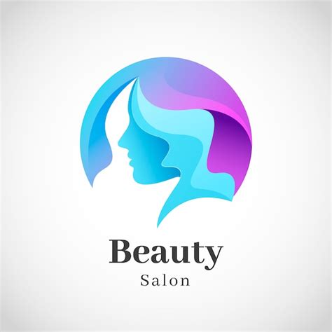 Plantilla De Logotipo De Belleza En Gradiente Vector Premium