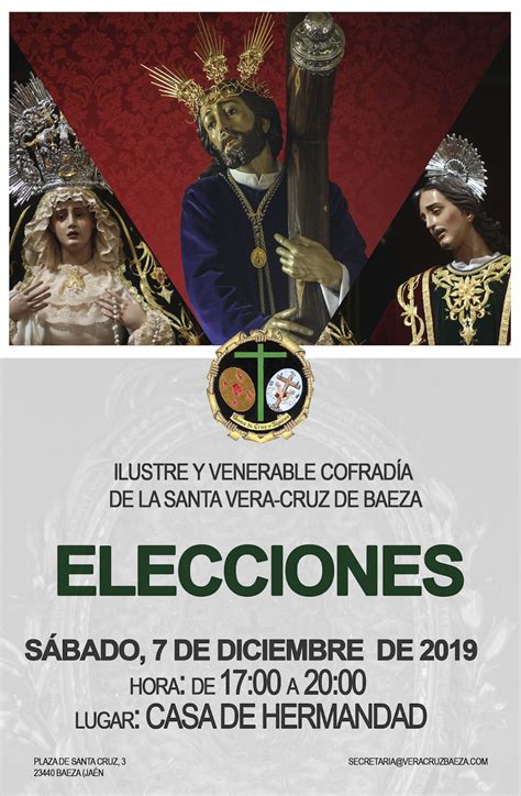 Noticias de la Cofradía de la Vera Cruz Baeza 2019