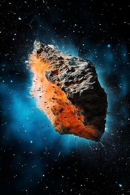 Premium Photo | A poster for the asteroid