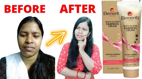 Elements Wellness Multi Action Fairness Cream Honest Review Benefits