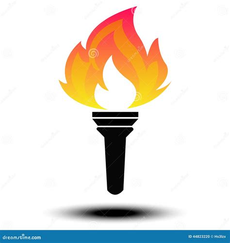 Torch Vector Drawing Cartoondealer