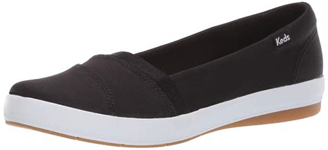 Keds Womens Carmel Twill Slip On Shoe Black Size 80 Sk4t 884506042470 Ebay