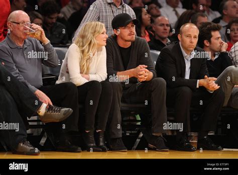 Celebrities Courtside At The Los Angeles Lakers V New Orleans Pelicans Nba Basketball Game At