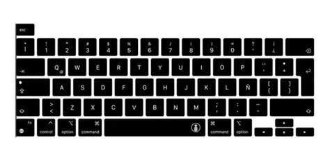 Cubre Teclado Negro Para Macbook Pro A M Cuotas Sin Inter S