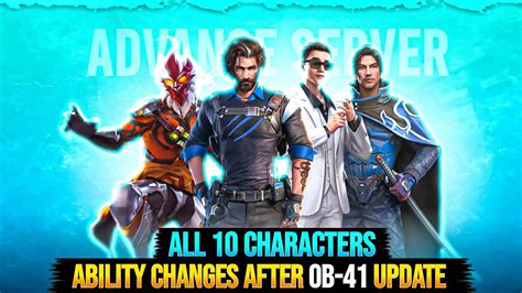 All Characters New Ability After Ob Update Ob Update