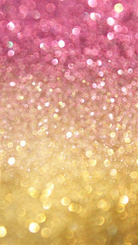 Yellow Glitter Background HD