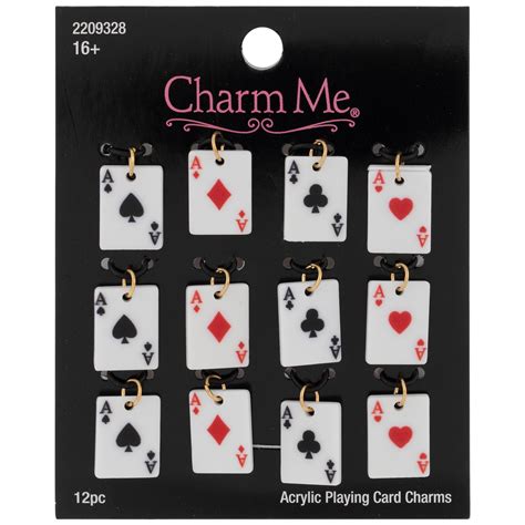 Playing Card Charms Hobby Lobby