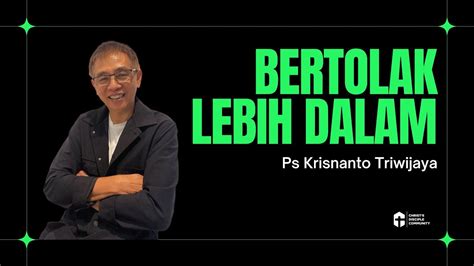 CDC Bogor Online Service 02 October 2022 With Ps Krisnanto Bertolak