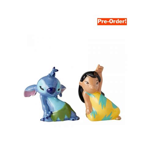 Pre Order Disney Ceramics Lilo And Stitch Salt And Pepper Shakers