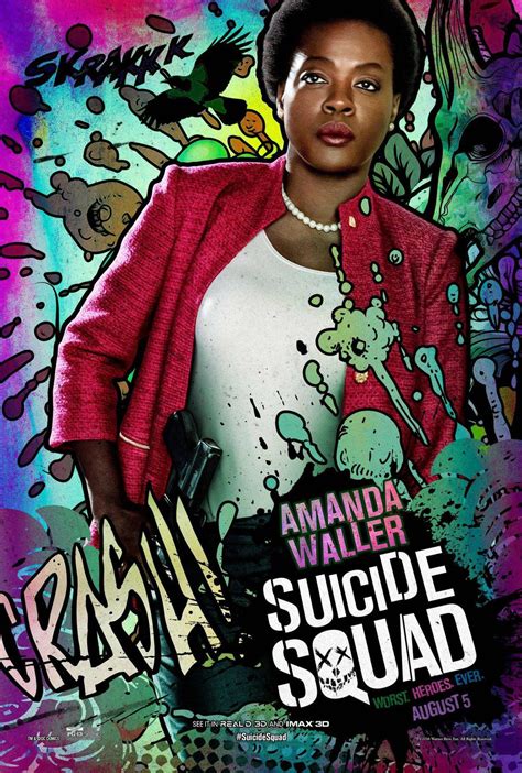 Amanda Waller 2 Cartel de Escuadrón Suicida 2016 eCartelera