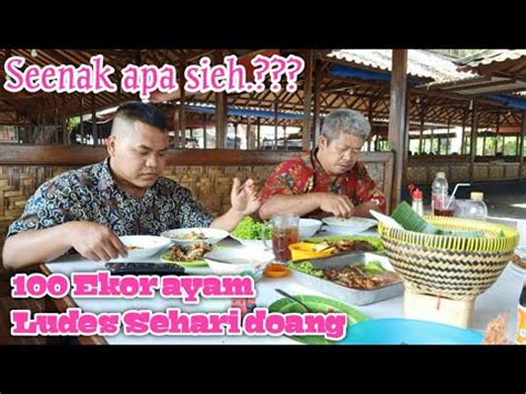 Rumah Makan Pinggir Danau Rm Hj Kokom Danau Cipondoh Youtube