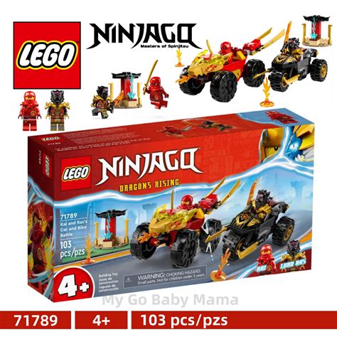 LEGO Ninjago 71789 Kai And Ras S Car And Bike Battle 103 Pieces 4