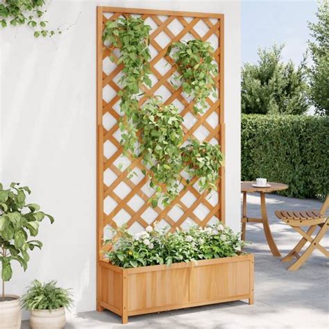 Plantenbak Met Klimrek Bloembak Weerbestendig Met Trellis