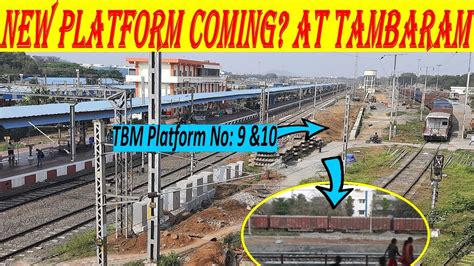 New Platform No 9 And10 Construction Going At Tambaram Youtube