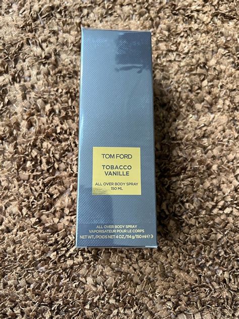 Tom Ford Tobacco Vanille All Over Body Spray 150ml 4oz New In Box