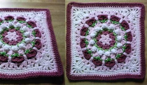 Rachel’s Flower Afghan Square Free Crochet Pattern - Your Crochet