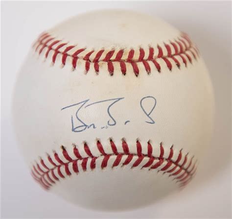 Lot Detail Barry Bonds Signed National League Baseball JSA