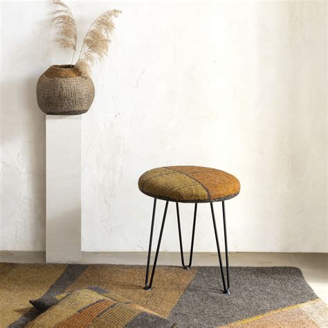 Tabouret En Feutre Rond Ghislaine Garcin