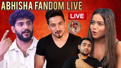 Abhisha Fandom Live Mr Faisu Abhishek Malhan Se