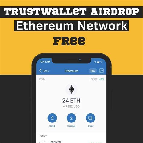 Claim Ethereum Network Free Airdrop In Trust wallet