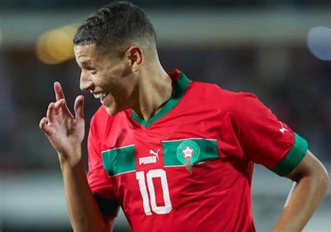 Une première CAN avec les Lions de l Atlas pour Amine Harit