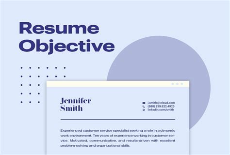 resume objective examples     guide resumeway