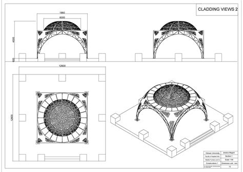 Metallic pergola design :: Behance