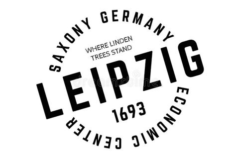 Leipzig Stamp Stock Illustrations Leipzig Stamp Stock