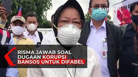 Risma Jawab Soal Dugaan Korupsi Bansos Untuk Difabel Dan Pkh Video