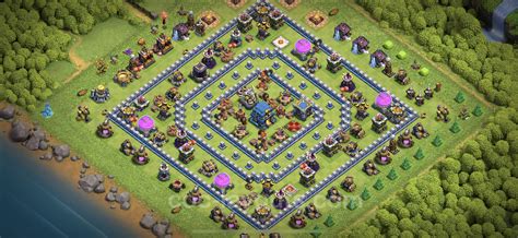 Best Anti 2 Stars Base Th12 With Link Hybrid Town Hall Level 12 Base Copy 39