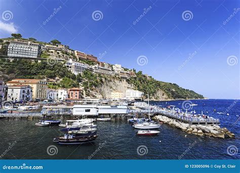 Marina Grande in Sorrento, Italy, Campania Region on a Beautiful ...