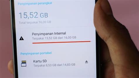 5 Cara Mengatasi Ruang Penyimpanan Hampir Habis Di Semua Hp Android