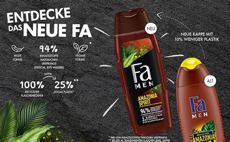 Fa Men 2in1 Körper Haar Duschgel Amazonia Spirit mit würzig frischem