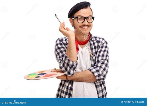 Artist Holding Palette