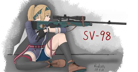 Sv 98ドールズフロントライン Bang Reds092のイラスト Pixiv