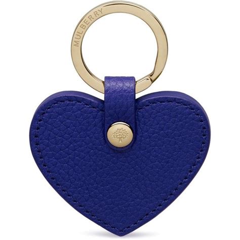 Mulberry Heart Keyring