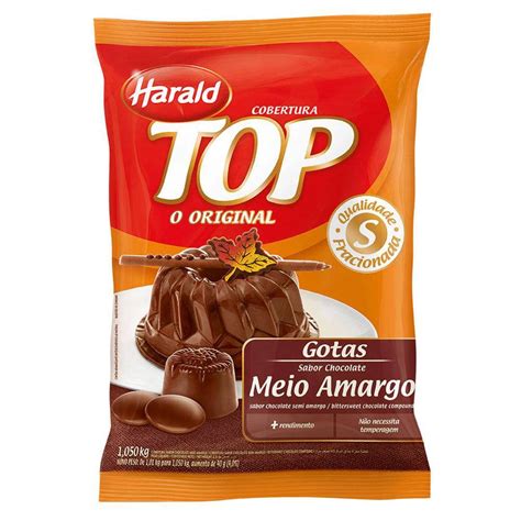 Gotas De Chocolate Fracionado Meio Amargo Kg Harald R