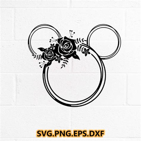 Flower And Garden Minnie Svg Flower And Garden Mouse Disney Svg