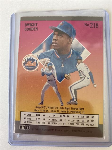 Fleer Ultra Dwight Gooden Ebay