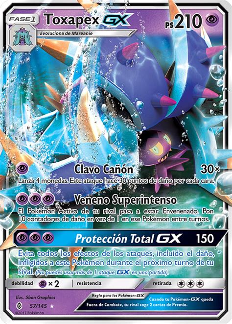 Toxapex Gx Albor De Guardianes Tcg Wikidex La Enciclopedia Pokémon