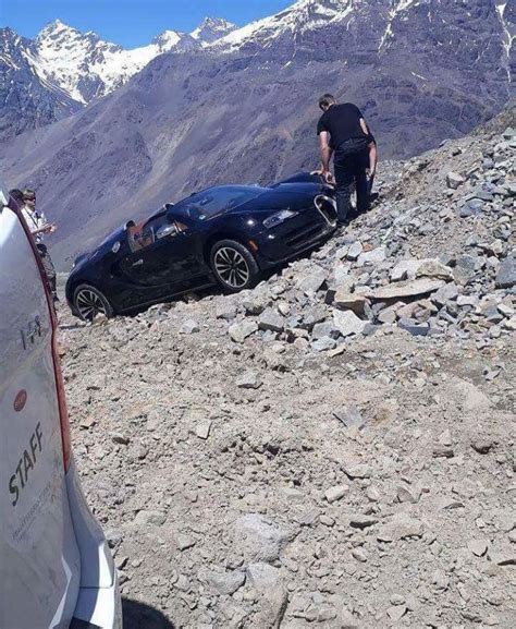 Bugatti Veyron Crashes During Bugatti Grand Tour In South America The