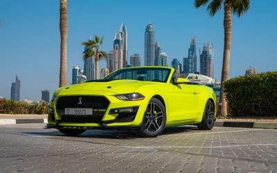 Rent A Ford Mustang Shelby Gt Kit Convertible V In Dubai In